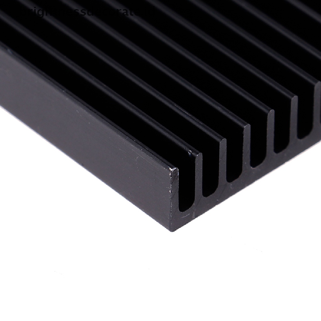 1 Pc Chip Motherboard Heatsink Radiator Bahan Aluminum Warna Hitam Ukuran 60x60 X 10mm