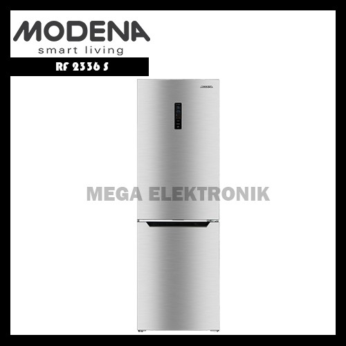 Modena RF 2336 S Refrigerator Kulkas 2 Pintu 335L - KHUSUS JABODETABEK