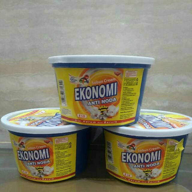 Sabun Cream Ekonomi / Sabun Colek 1/2 pot 350gr
