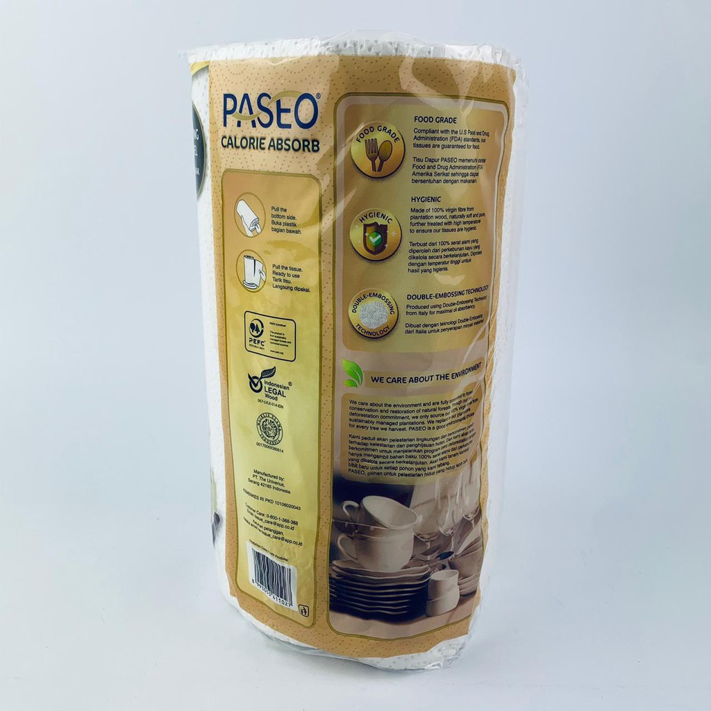 TISSU / PASEO / KITCHEN / TOWEL / 70 SHEET / 2 PLY / 1 ROLL