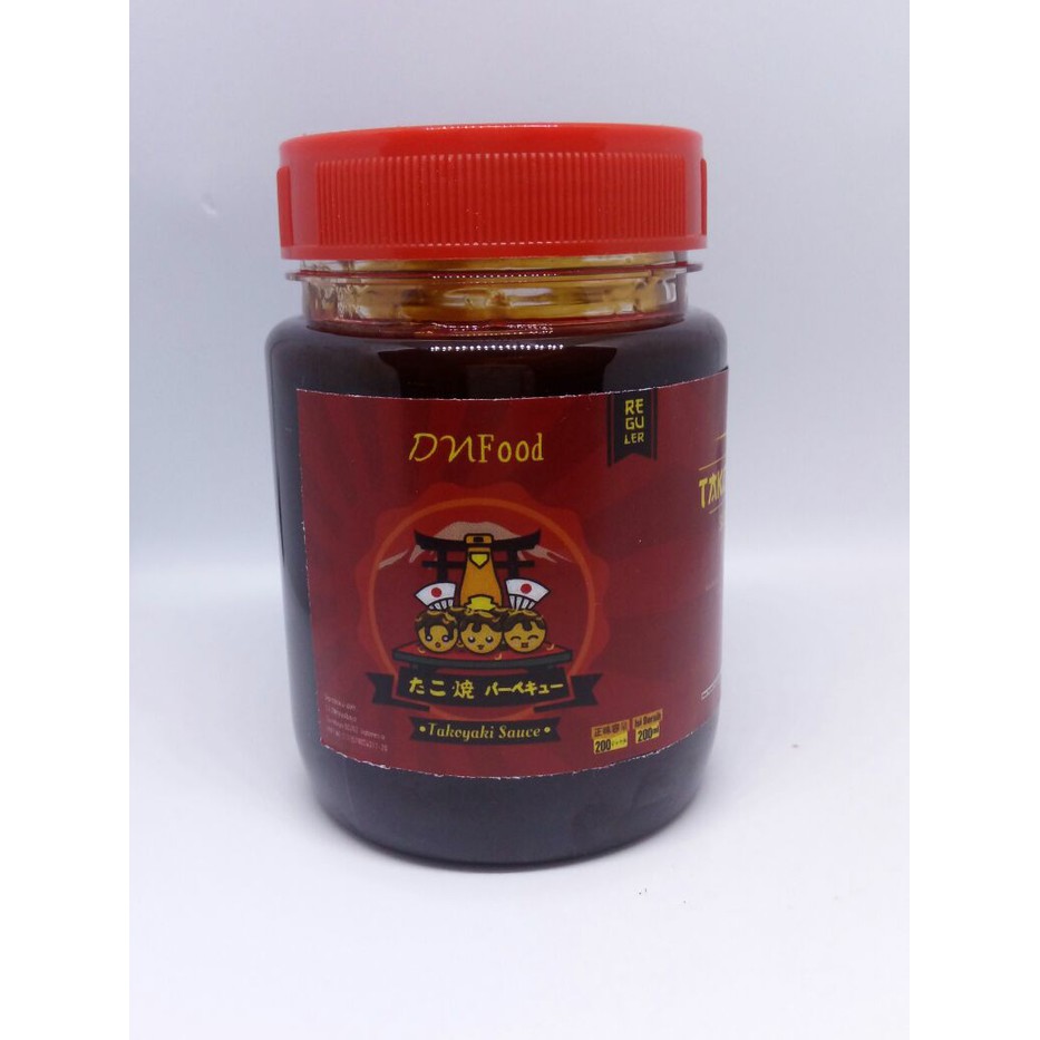 Saus takoyaki halal 200ml takoyaki sauce Saos Tako DNfood