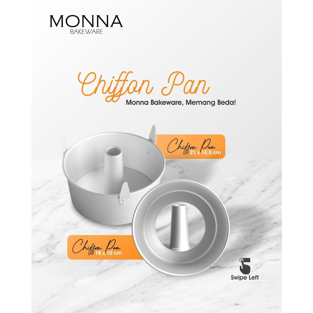 Loyang Chiffon Pan 18 cm Monna Bakeware / Loyang Kue