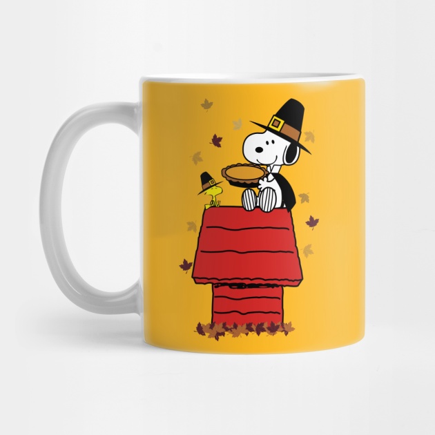 Mug Cangkir Snoopy Thanksgiving Snoopy