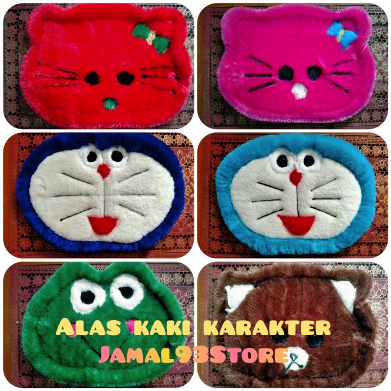 keset kaki karakter / alas kaki karakter / keset bulu