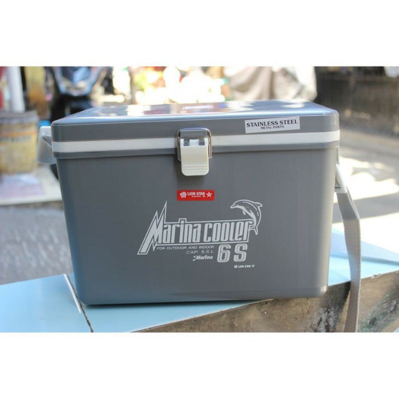 6S marina cooler box 5,5liter lion star tempat daging ikan piknik