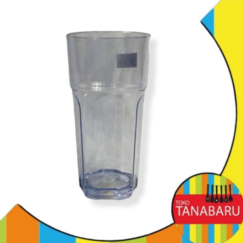 GBU Gelas Kristal Bening 670ml / gelas akrilik / gelas plastik