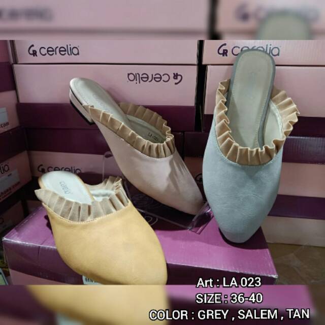 CERELIA / FLAT SHOES / SEPATU BUSTONG / FLAT CERELIA BUSTONG