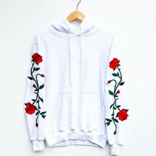 rose hoodie h&m