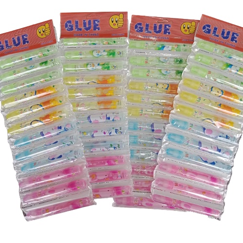 

[MURAH] 1 renceng 12 pcs lem stick glue pen murah lem perekat karakter kartun harga grosir