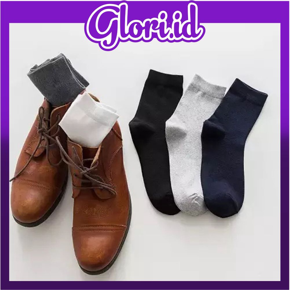 GLORI.ID Kaos Kaki Formal Pria Wanita Dewasa / Kaos Kaki Kerja R569