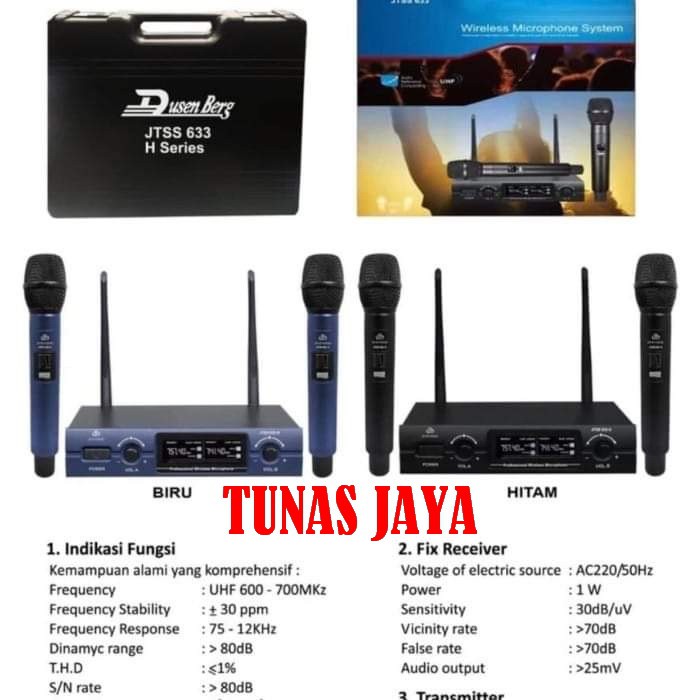 Mic Wireless Dusen Berg JTSS 633 H Original