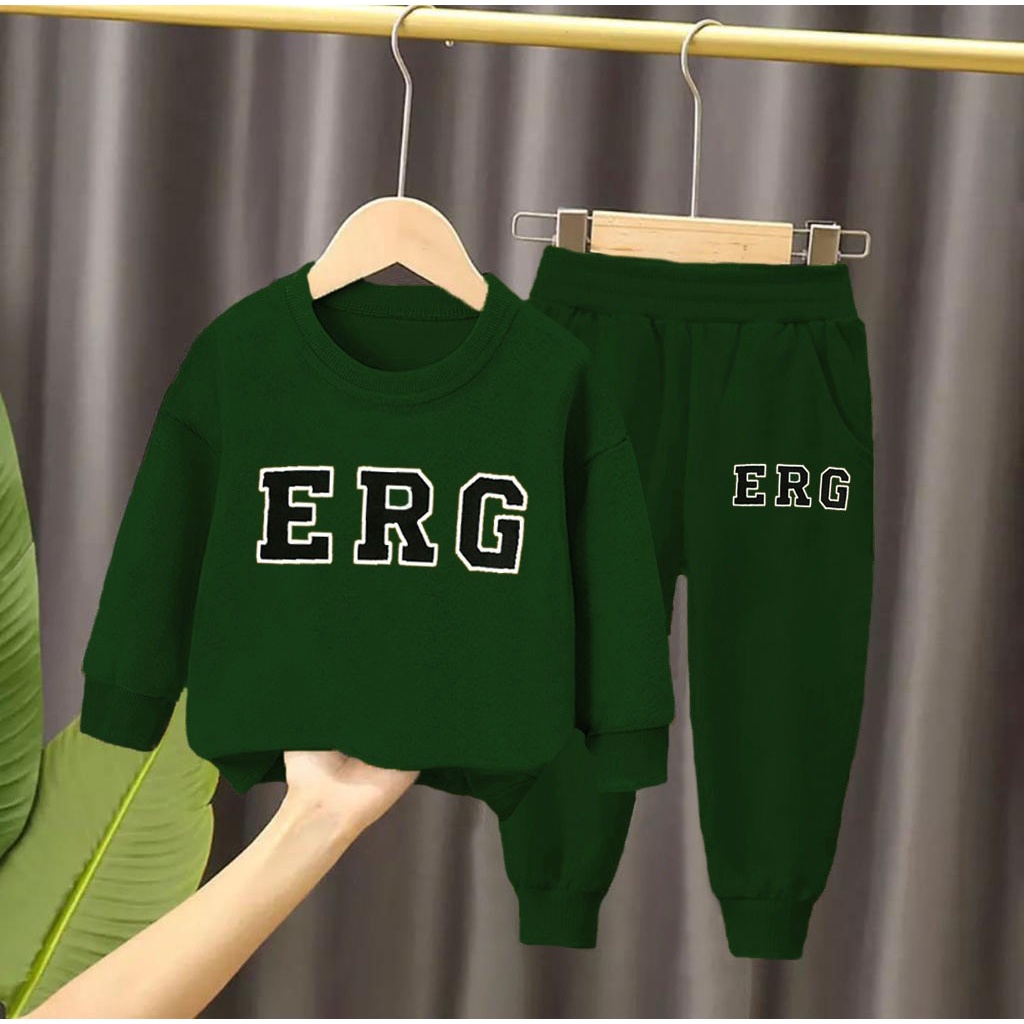 COD-SETELAN SWEATER ANAK ANAK UNISEX 1-5 TAHUN SWEATER ANAK LAKI LAKI SWEATER ANAK PEREMPUAN SWEATER ANAK BABYTERRY MOTIF ERD KIDS 1-5 TAHUN SWEATER ANAK TERBARU SETELAN JOGGER ANAK