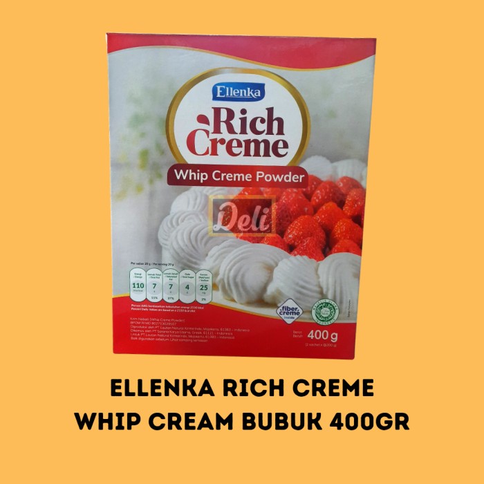 

Ellenka Rich Creme Whip Cream Powder 400gr