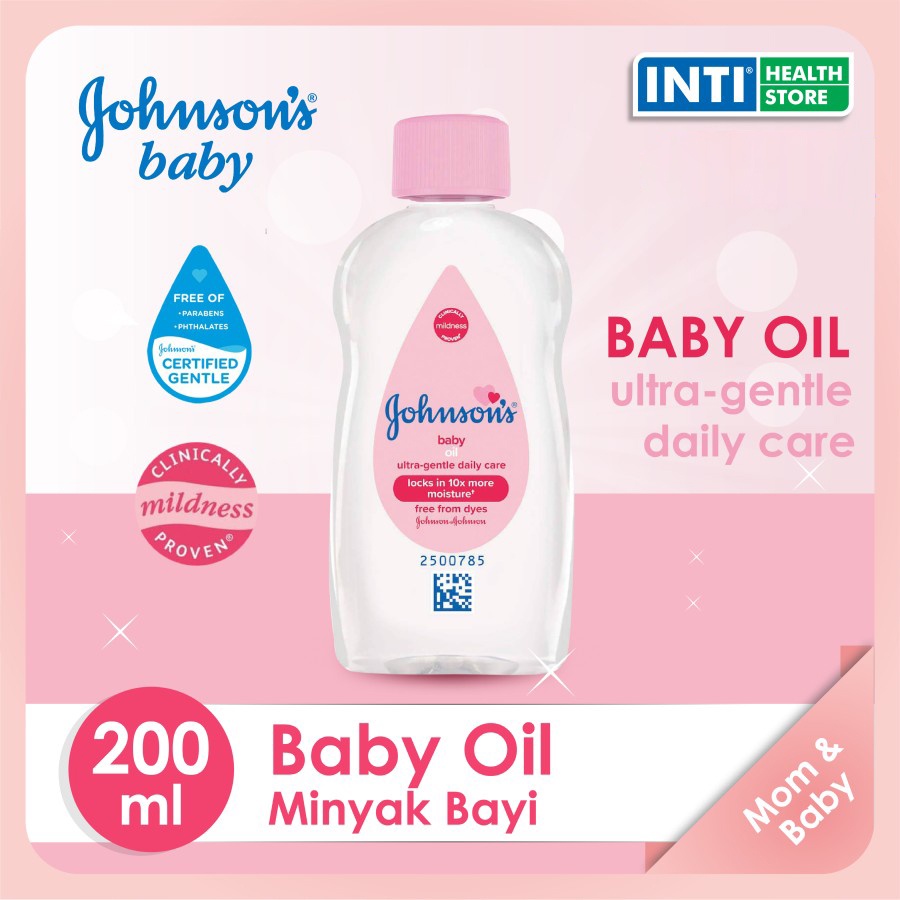 Johnson's | Baby Oil | Minyak Bayi | 200 ml