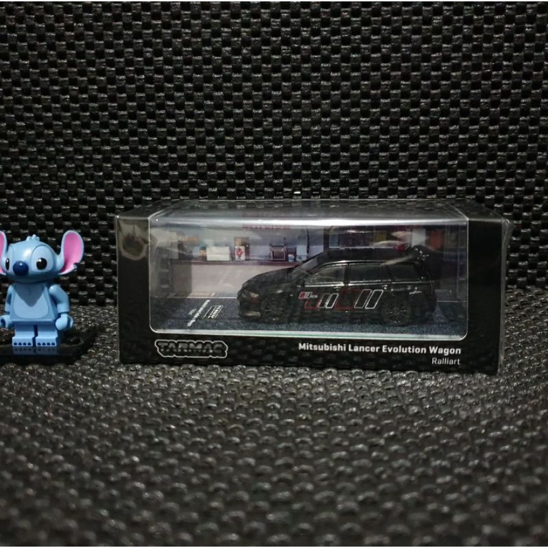 Tarmac Works Mitsubishi Lancer Evolution Wagon Ralliart Black