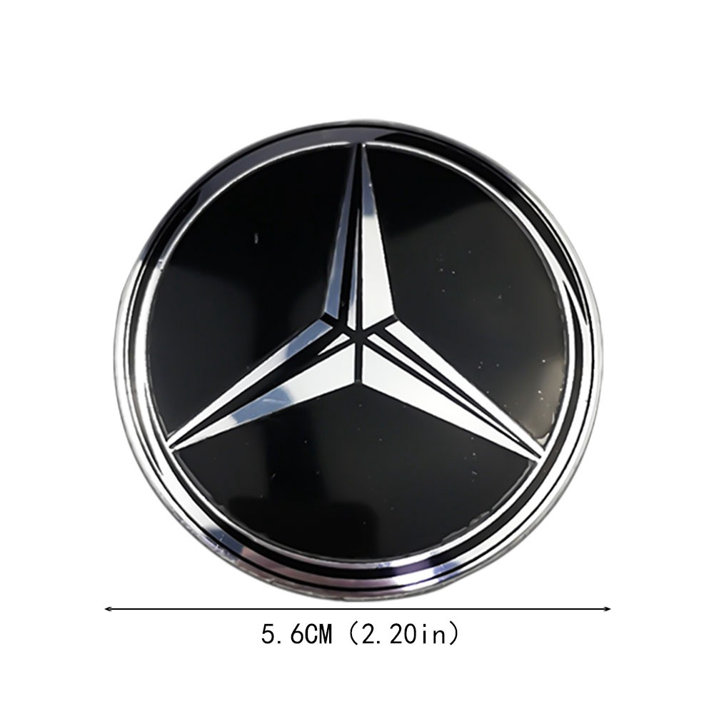 4pcs Stiker Emblem Badge Night Knight 56mm Untuk Hub Tengah Velg Mobil Mercedes Benz Amg Brabus Apple Tree Lorinker