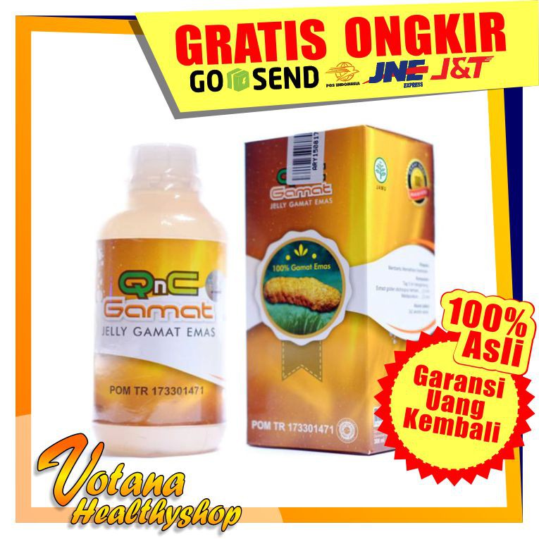Qnc Gamat Jelly Emas Obat Herbal