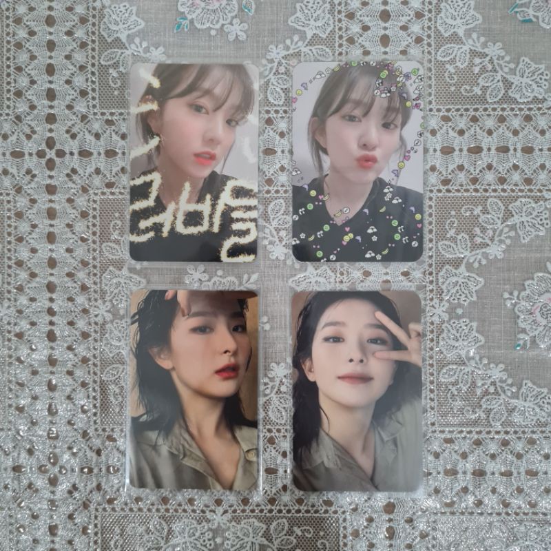 Red Velvet Irene & Seulgi La Rouge Fortune Scratch & Ticker Holder Photocard