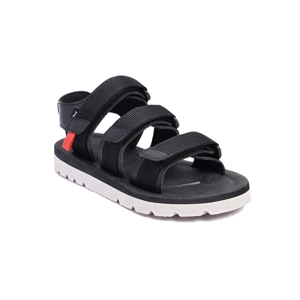 Sandal Gunung Ori Santai Simple Pria Cowok Men Sendal Footwear Original | Crown Black | FORIND FSTP