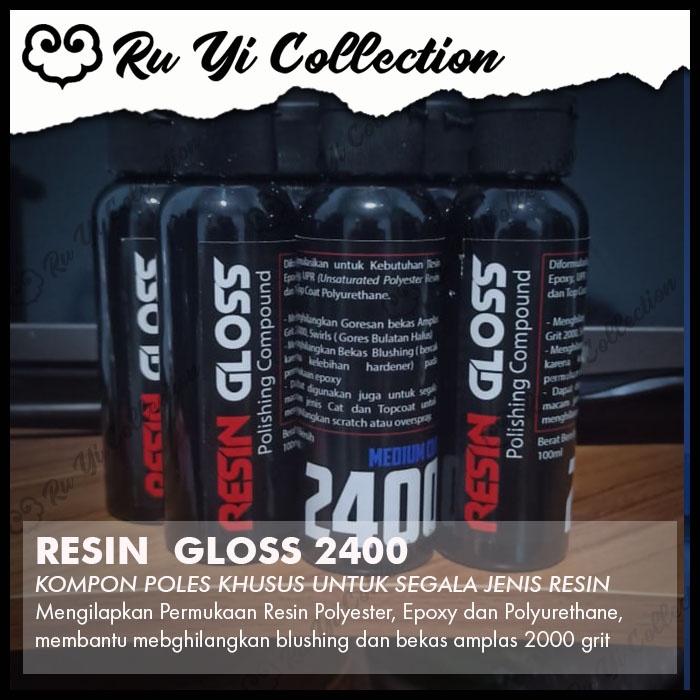 RESIN GLOSS Kompon Poles Resin 100 Ml