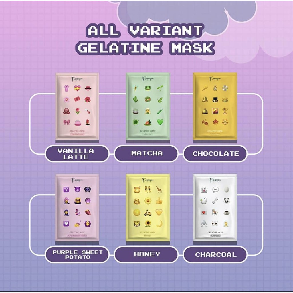 poupeepou gelatin mask