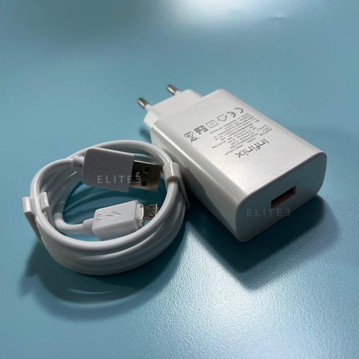 ELITEE CHARGER INFINIX FAST CHARGING 33W ORIGINAL 100% MICRO USB &amp; TYPE C / CHARGER INFINIX 33W ORI CASAN INFINIX 33W FAST CHARGING