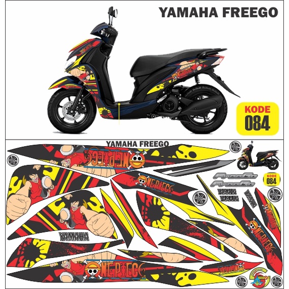STRIPING FREEGO/ FREEGO/ STOCK YAMAHA FREEGO/ STIKER FREEGO / STICKER FREEGO