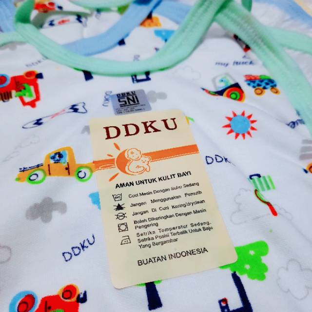 Slabber Bayi Ddku Baby tatak iler bahan Cotton