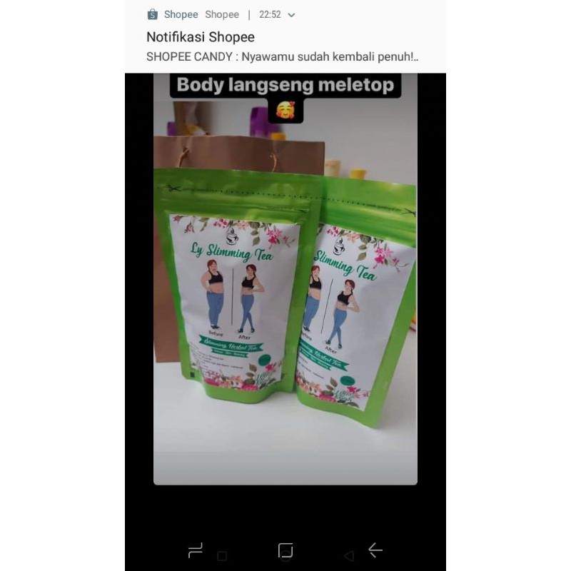 

teh pelangsing ly slimming tea