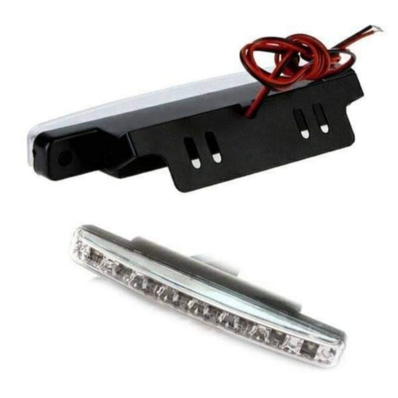 Lampu Led DRL 8 Led White 2pcs