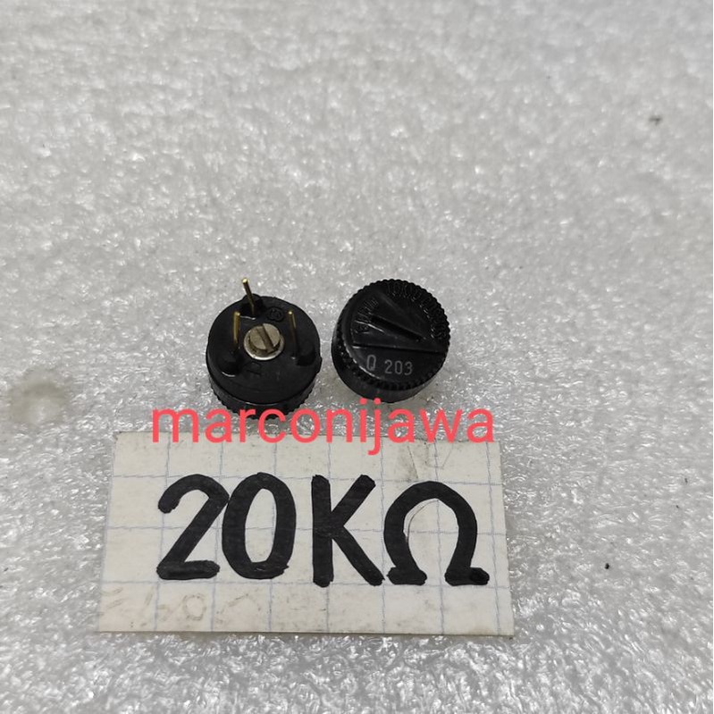trimpot VR 20K japan trim atas