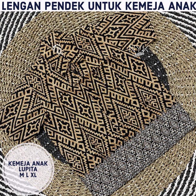 Couple Batik Lupita Wajik Zizgag Free Selendang-3