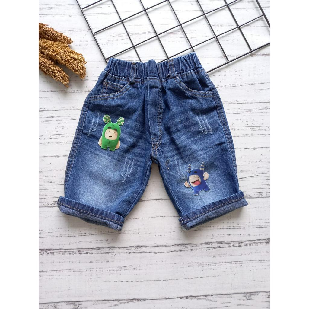 CELANA SONTOG JEANS PENDEK ANAK LAKI PEREMPUAN/SONTOG KARAKTER ANAK