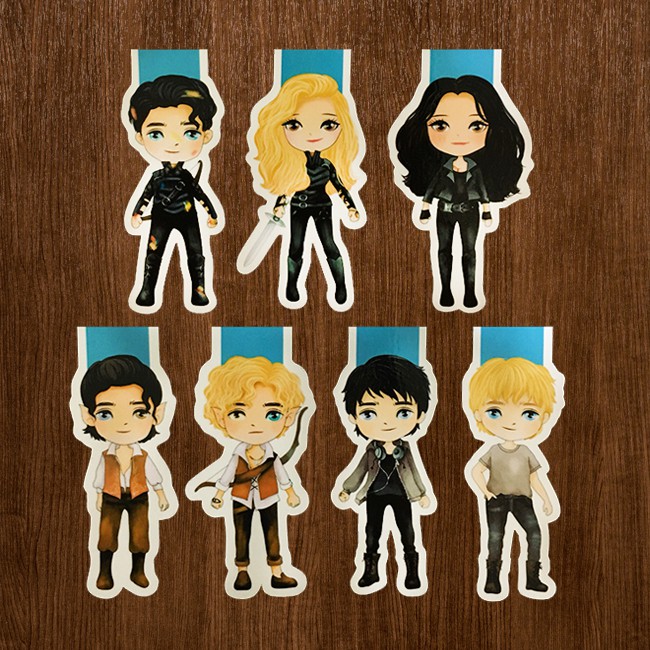 The Dark Artifices Shadowhunter set magnetic bookmark pembatas buku magnet