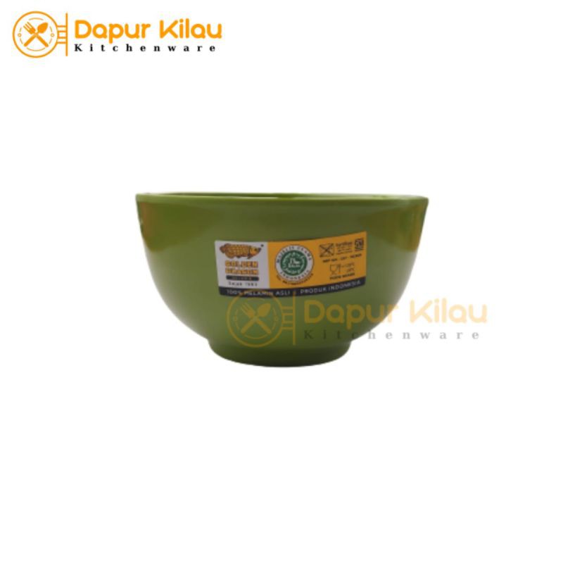 Golden Dragon Mangkok Melamine Kaki 6 Inch W0806