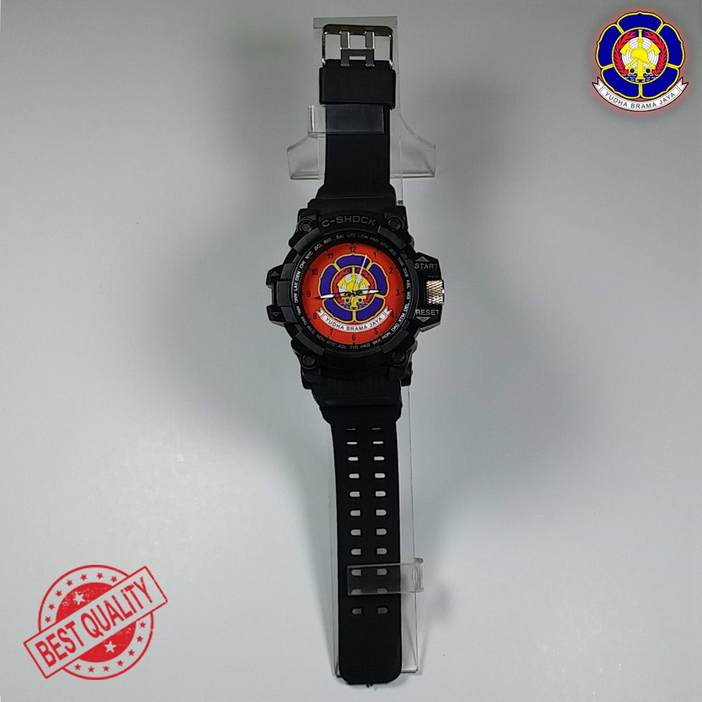 (BEST QUALITY) JAM DAMKAR {FIRE FIGHTER} FULL BLACK