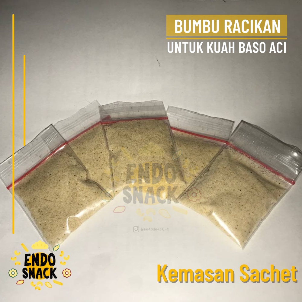 SACHET BUMBU Baso Aci bumbu penyedap racikan untuk baso aci atau cuanki instan dengan REMPAH Khas Dari ENDOSHOP