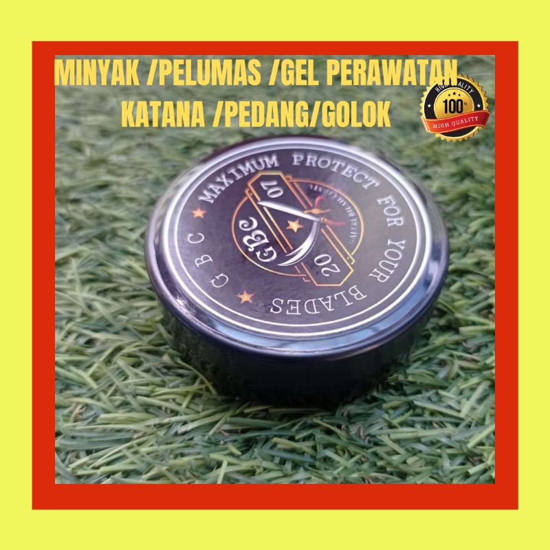MINYAK/PELUMAS/GEL UNTUK PERAWATAN BILAH KATANA DAN PISAU