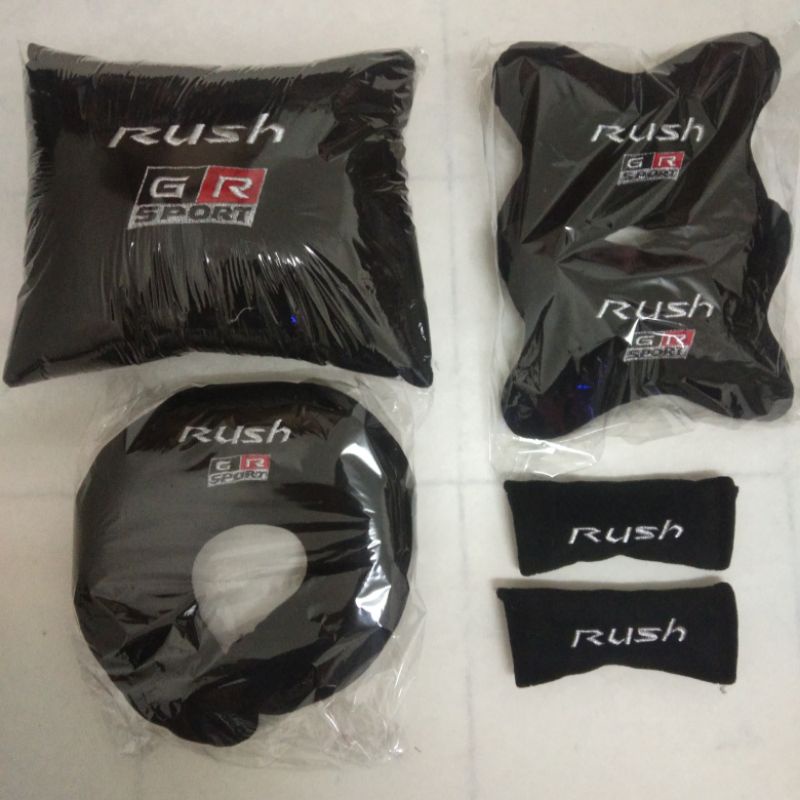 bantal mobil rush gr sport bordir