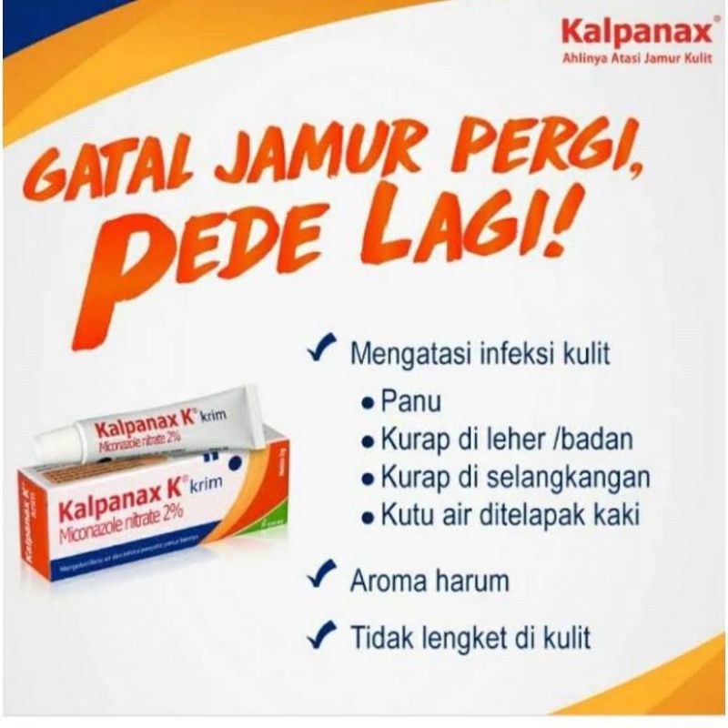 KALPANAK KALPANAX KRIM OBAT PANU JAMUR KULIT 5GR DAN 10GR