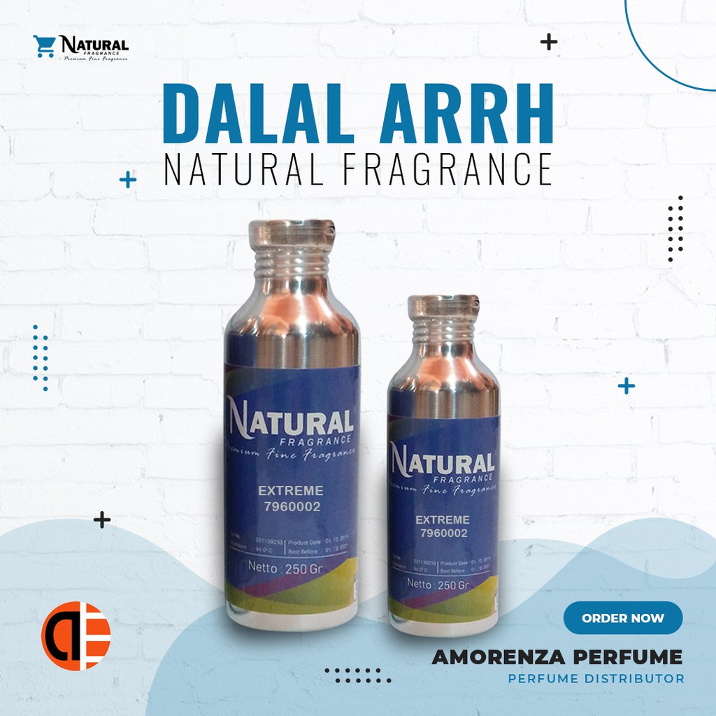 BIBIT PARFUM MURNI DALAL ARRH - DRONE NATURAL FRAGRANCE 250 ML SEGEL PABRIK