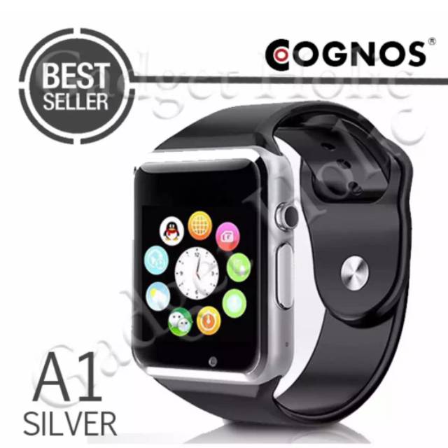 Cognos Smartwatch A1 - GSM TERMASUK BOX - Silver