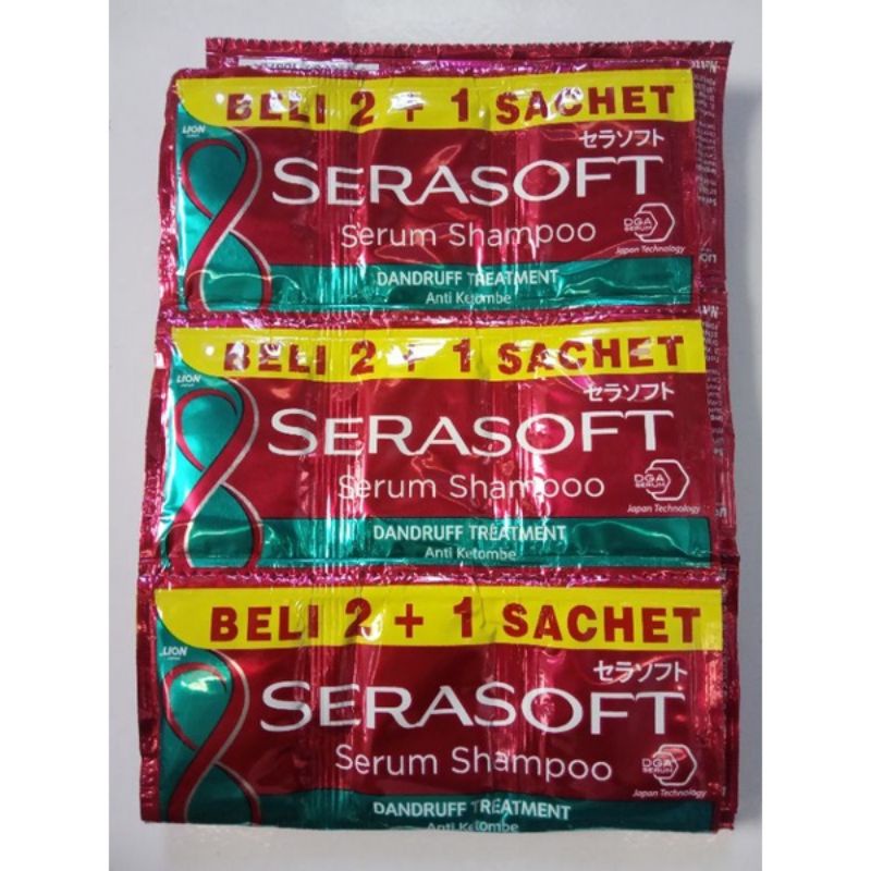 [ SERASOFT ] Serum Shampo Sachet 12 renceng (Random)