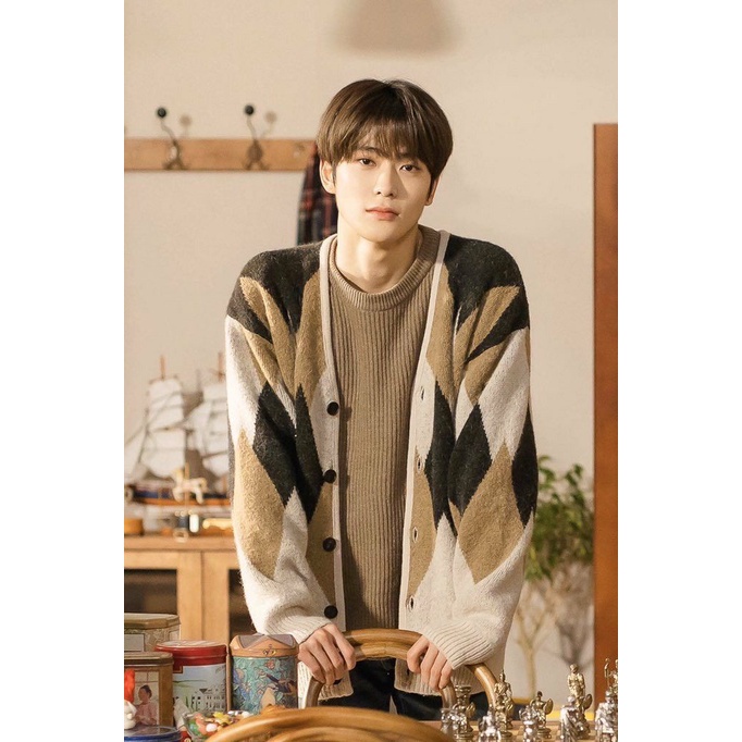 Cardigan Jaehyun NCT Dream / Cardigan Rajut Oversize / Cardigan Rajut Pria / Cardigan Rajut Korea