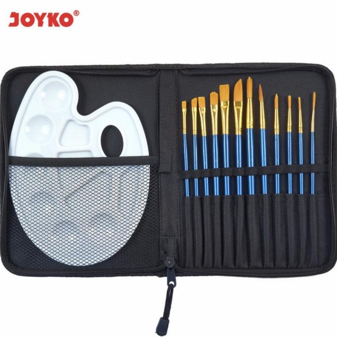

Art Brush Set Alat Lukis Kuas Cat Air Minyak Acrylic Joyko Brs-7