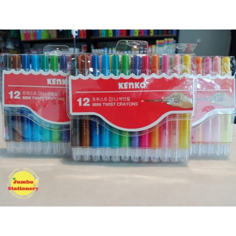 

KRAYON PUTAR - CRAYONS KENKO 12W MINI TWIST