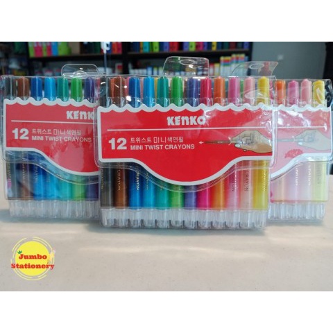 KRAYON PUTAR - CRAYONS KENKO 12W MINI TWIST