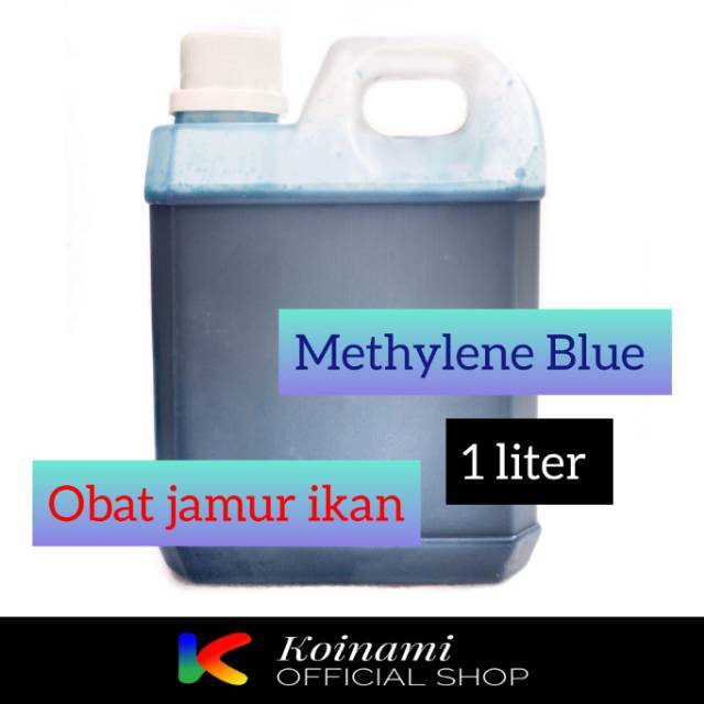 METHYLENE BLUE 1 liter / obat jamur ikan / white spot ikan / koi / pet / karantina ikan