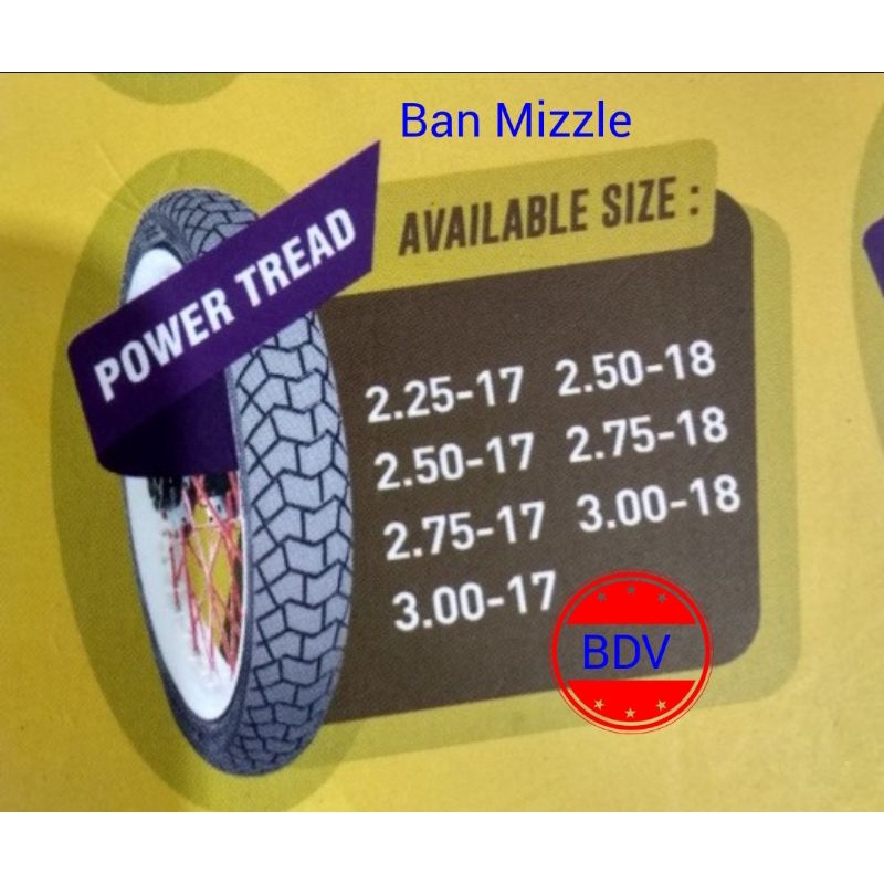 Ban Mizzle (TT) 300-17 Power TREAD