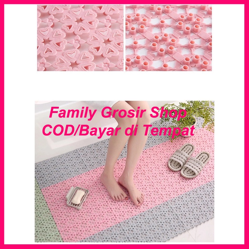 Karpet Kamar Mandi Dapur ANTI SLIP Polkadot Keset ANTI LICIN